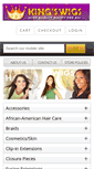 Mobile Screenshot of kingswigs.com