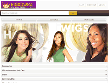 Tablet Screenshot of kingswigs.com